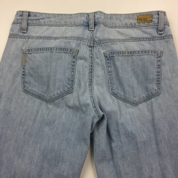 PAIGE Silver Rhinestone JIMMY JIMMY SKINNY Jeans - Picture 8 of 11